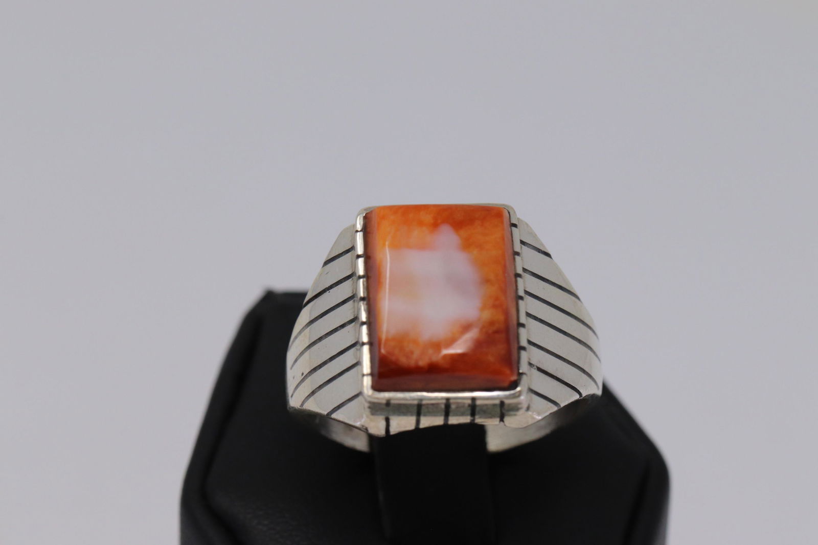 Native American Navajo Spiny Oyster and Sterling Silver (1 of 3)