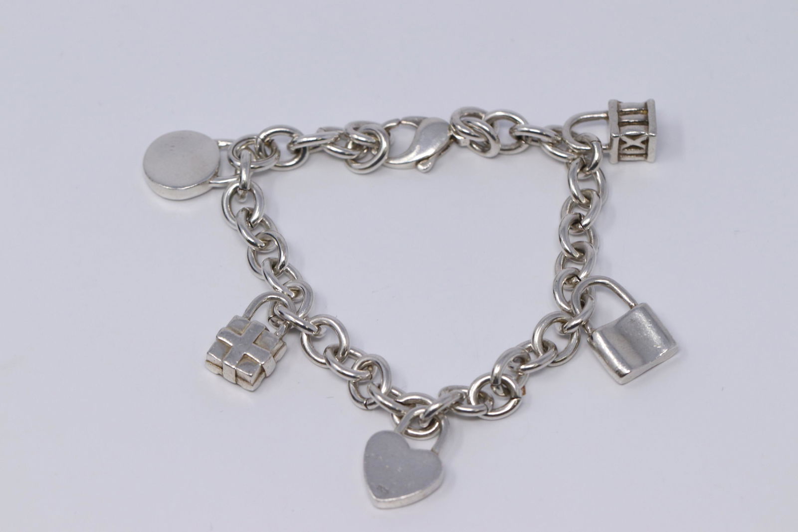 925 Silver Ladies Charm Bracelet (1 of 3)