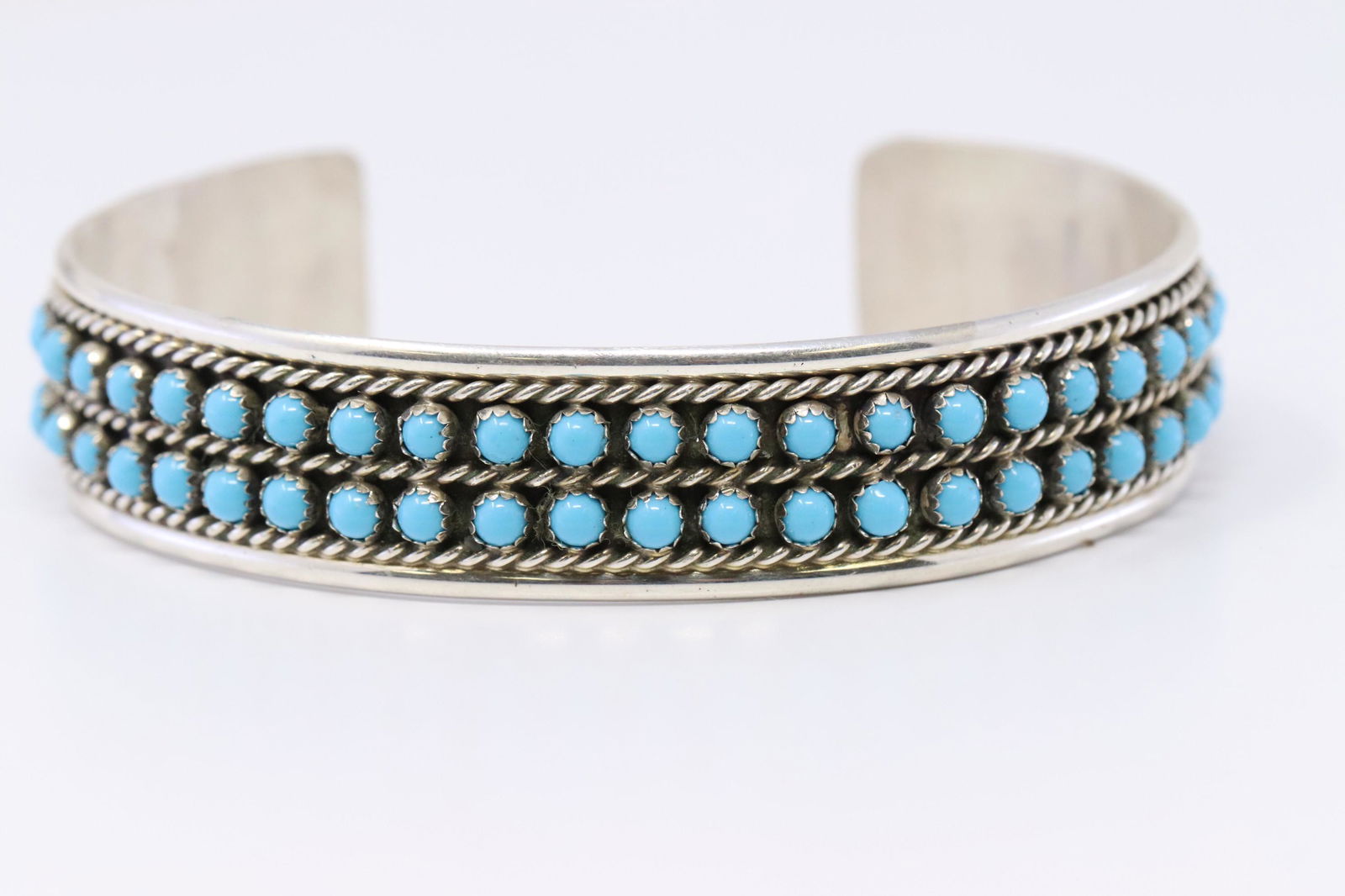 Native American Navajo Handmade Turquoise Bracelet By (1 of 3)