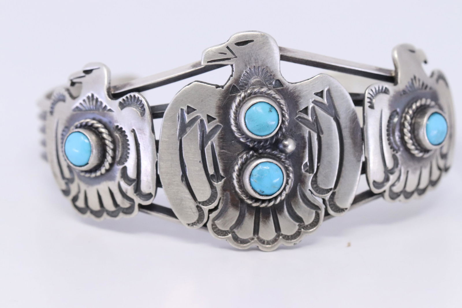 Native American Sterling Silver Navajo Thunderbird With (1 of 3)