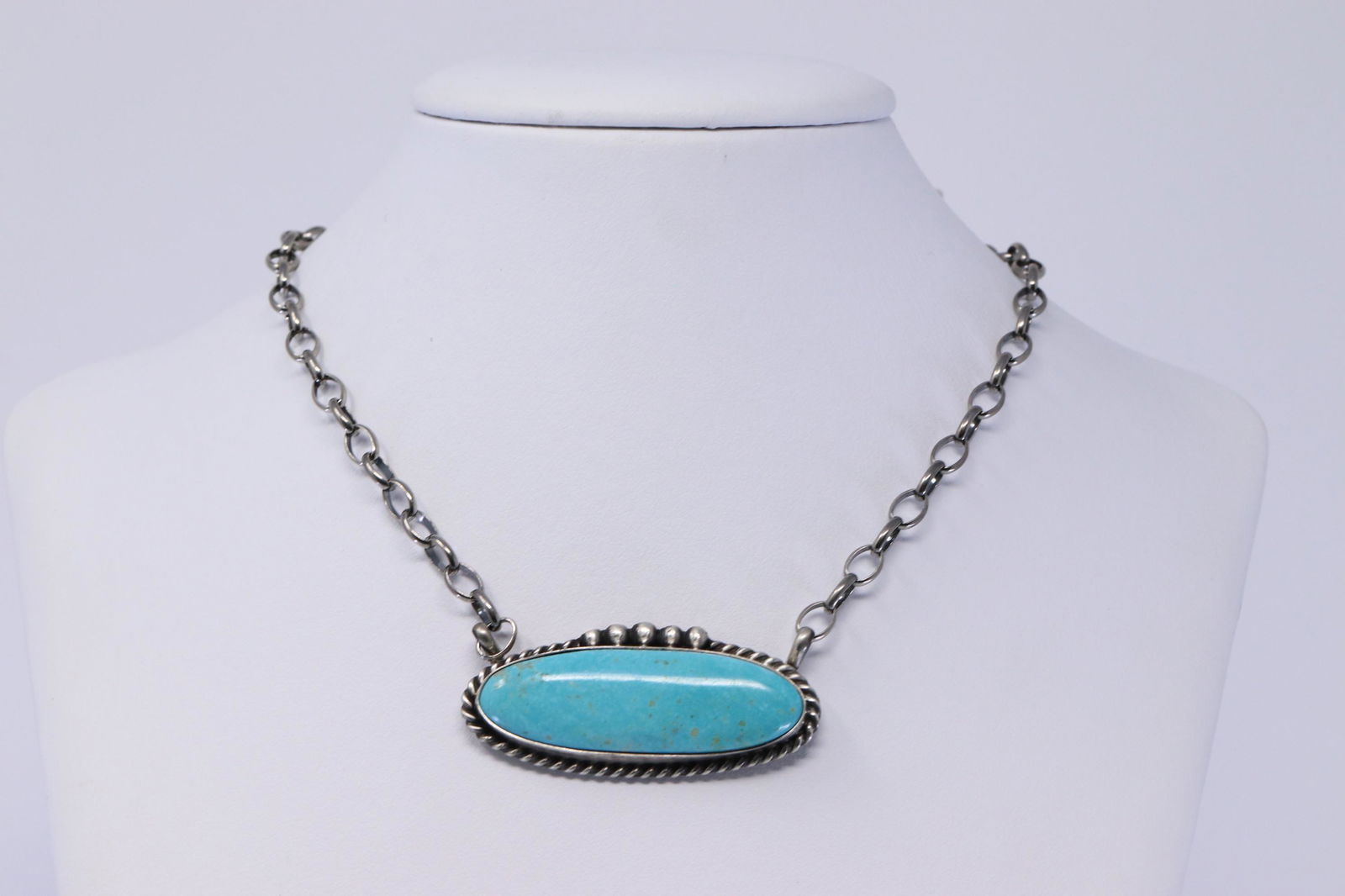 Native American Navajo handmade Turquoise Sterling (1 of 3)
