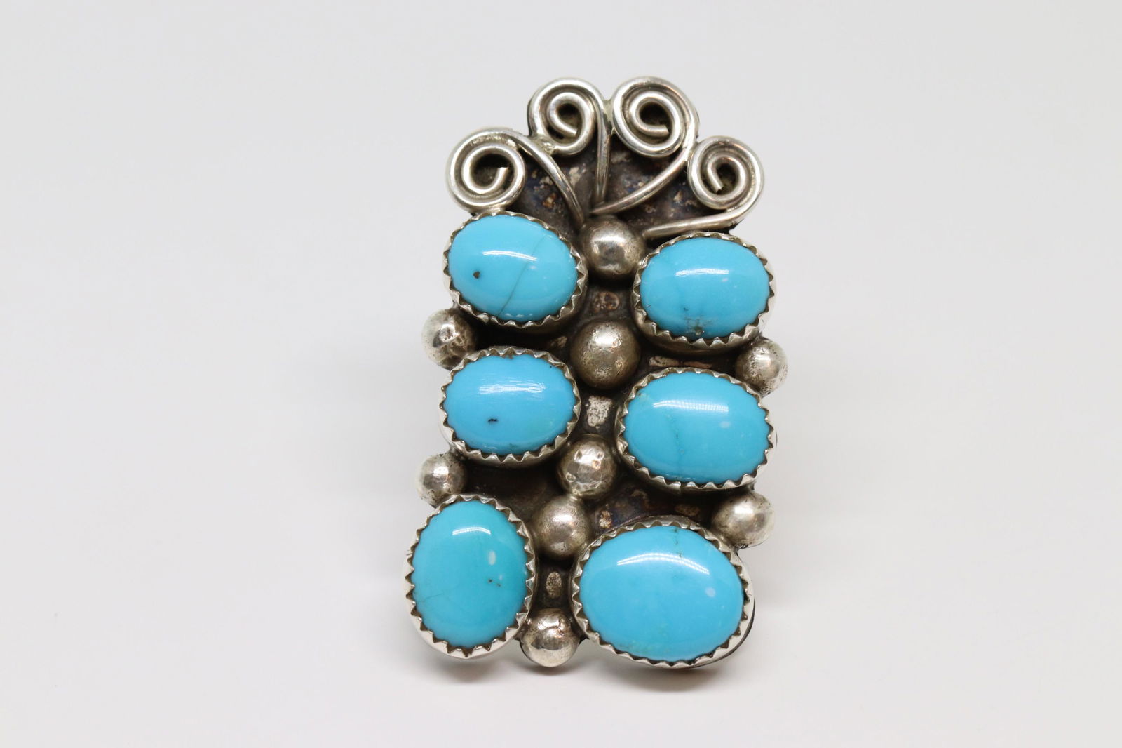 Native American Navajo Handmade Turquoise Sterling (1 of 3)