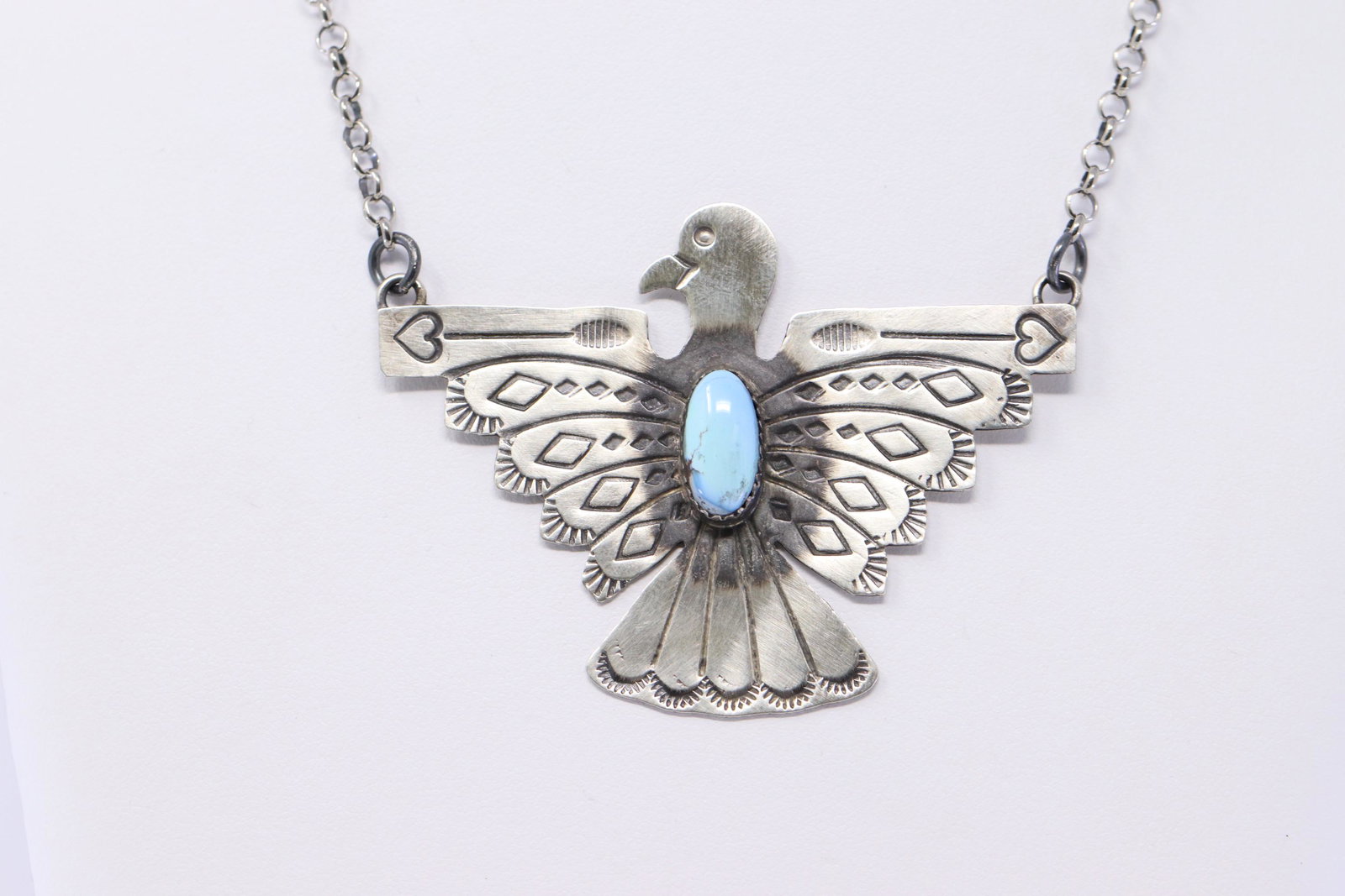 Native American Navajo Sterling Silver Thunderbird (1 of 4)