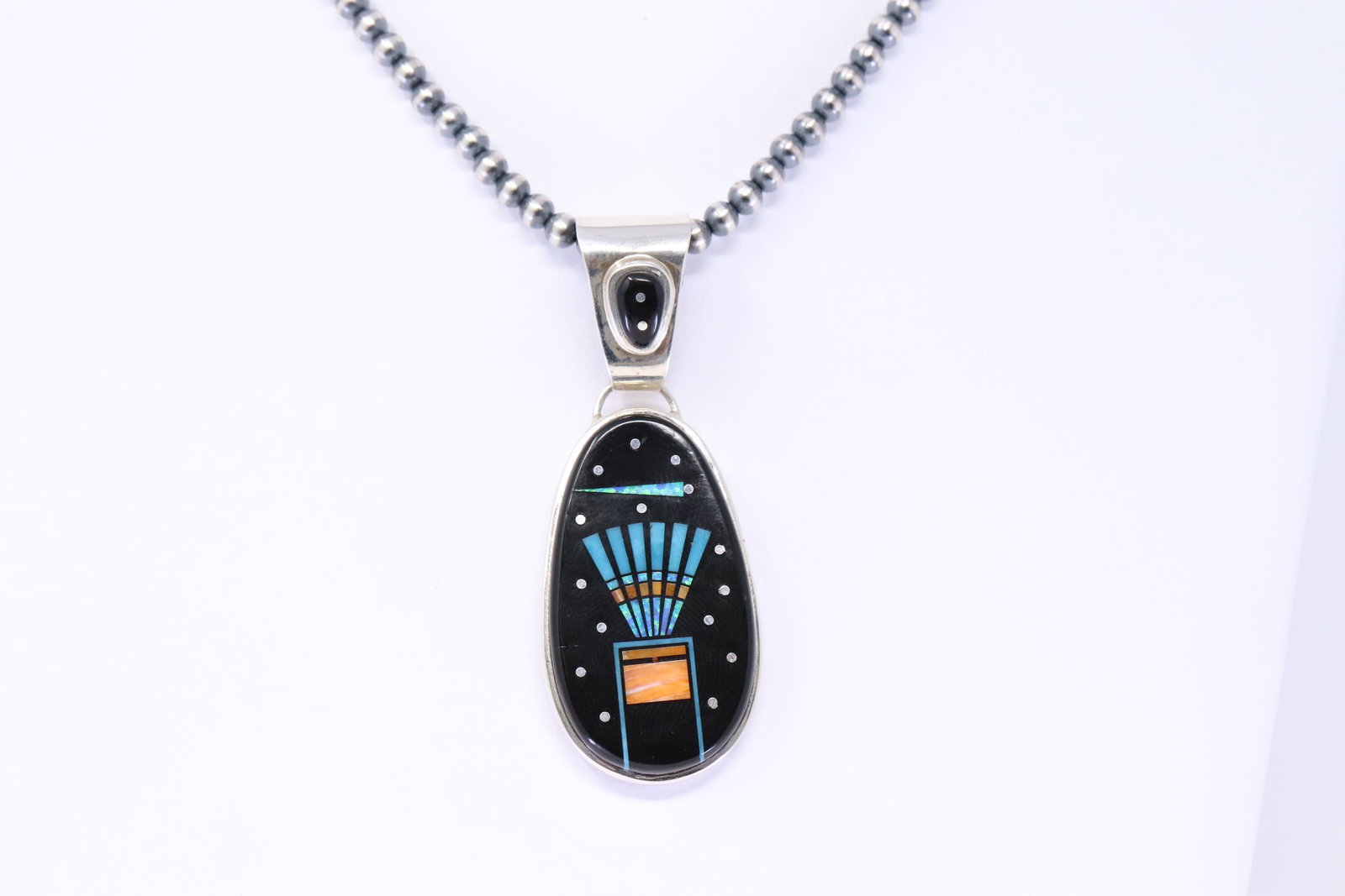 Native American Sterling Silver Night Sky Headdress (1 of 2)