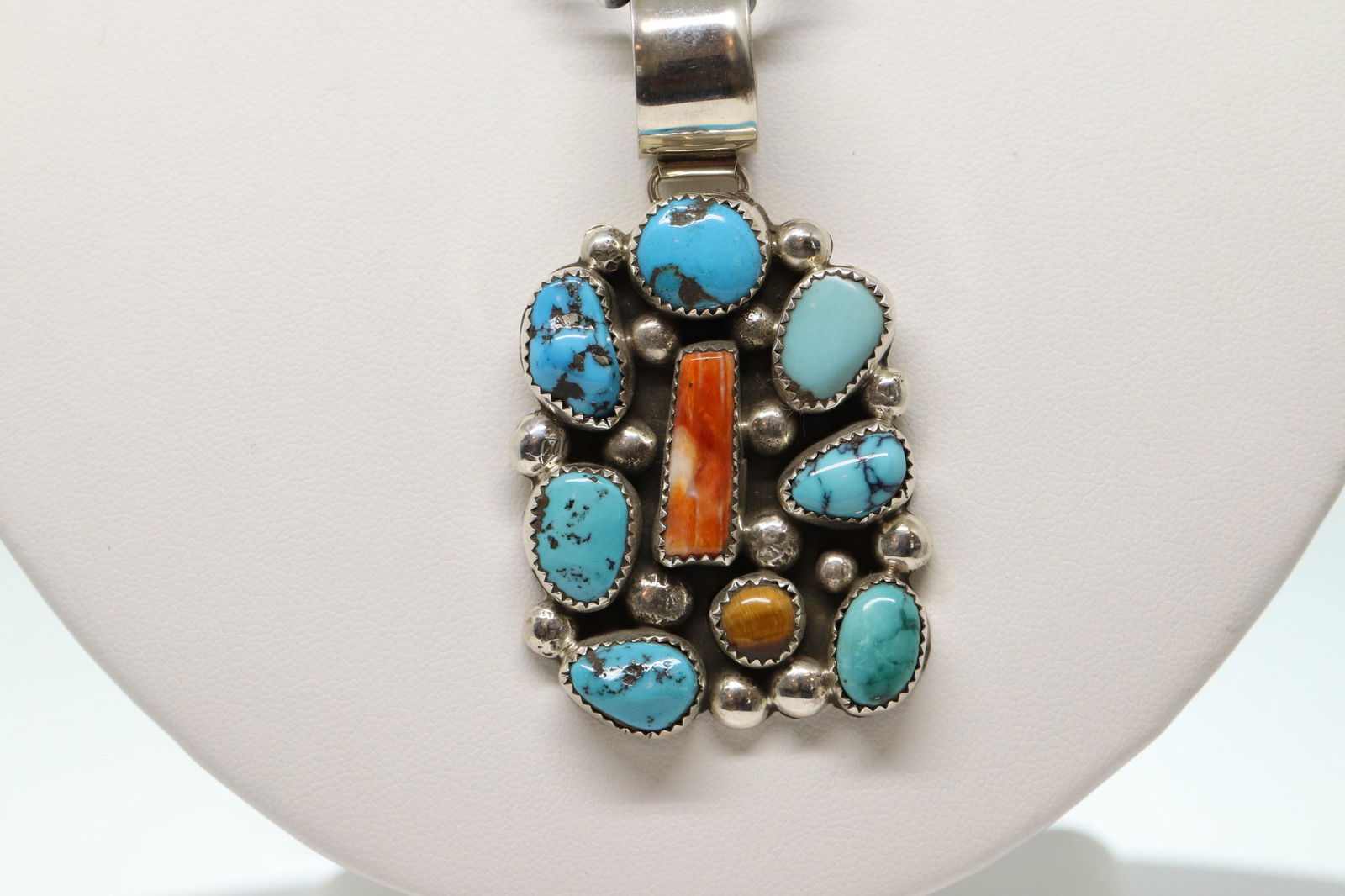 Native American Navajo Handmade Multi-Color Gemstones (1 of 4)