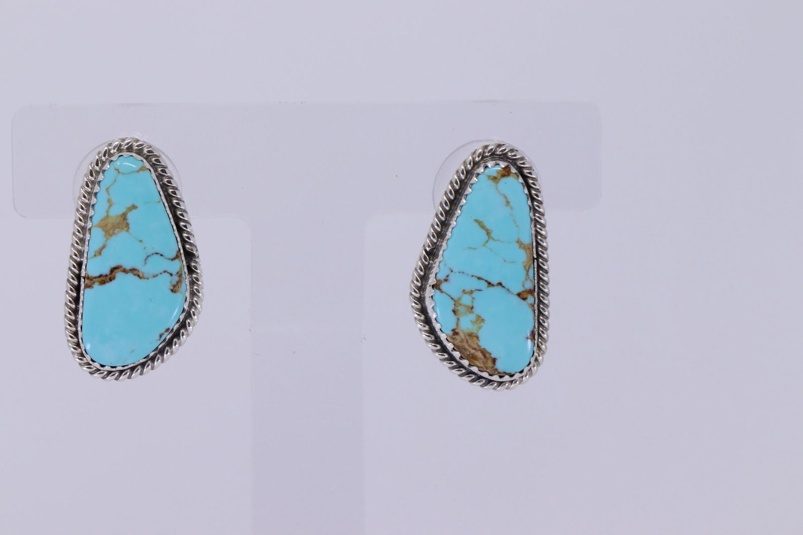 Native American Navajo Handmade Turquoise Earring's By (1 of 3)
