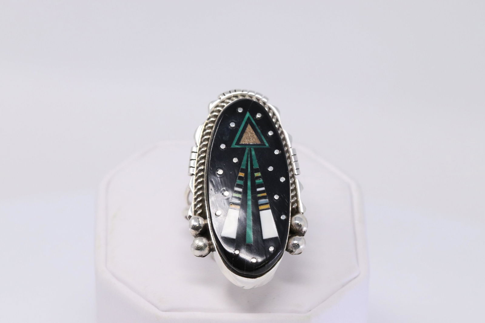 Native American Navajo Handmade Sterling Silver with (1 of 3)