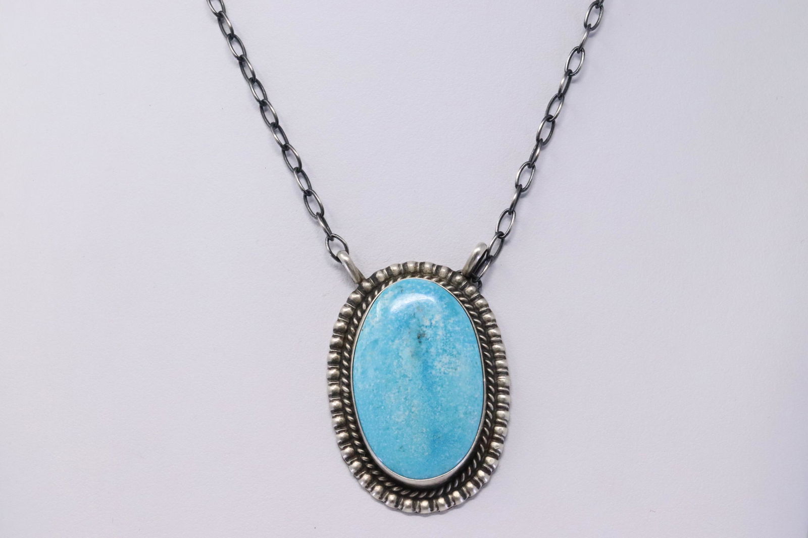 Native American Navajo Handmade Sterling Silver Blue (1 of 5)