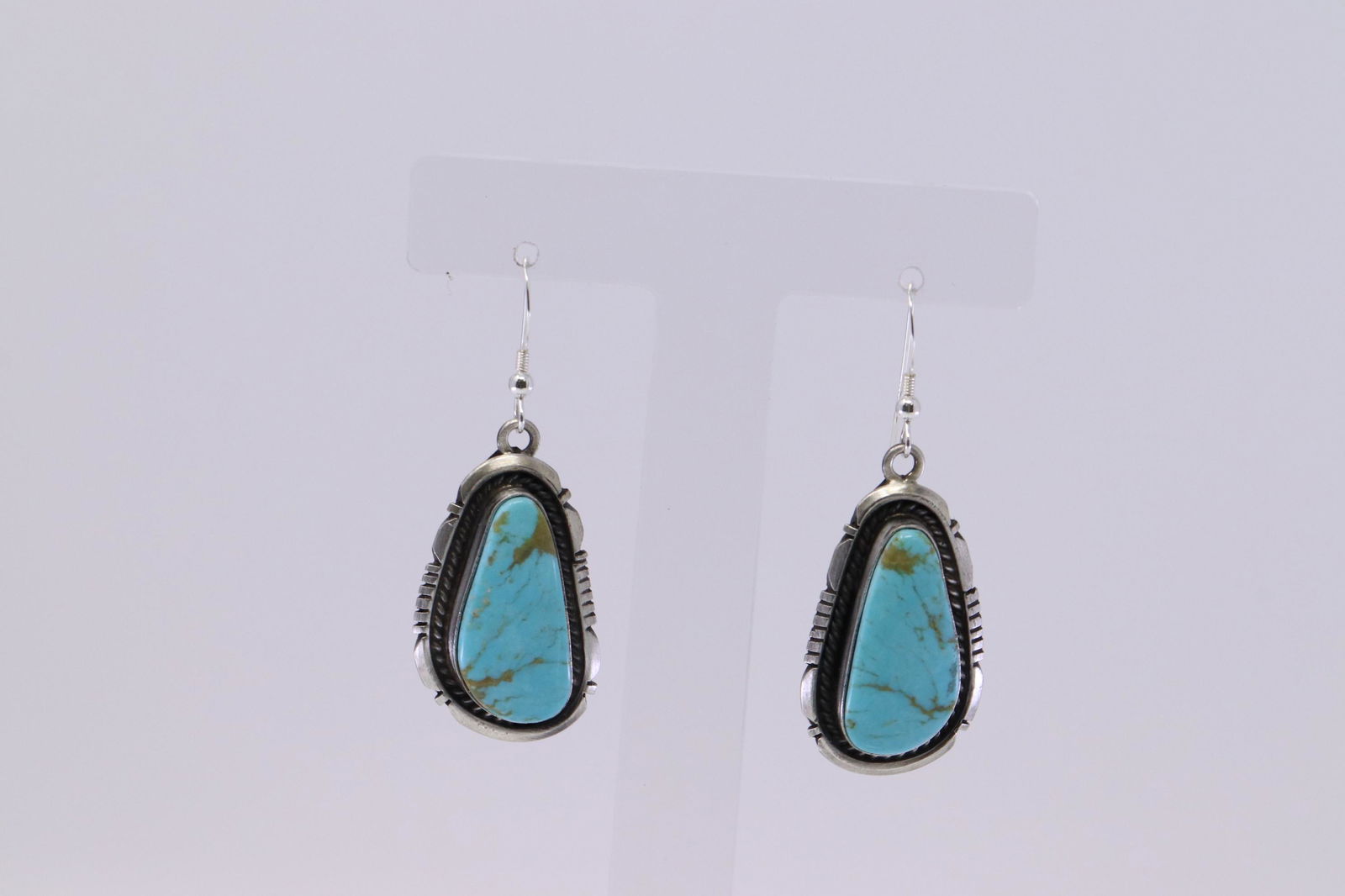 Native American Navajo Handmade Kingman Turquoise (1 of 4)