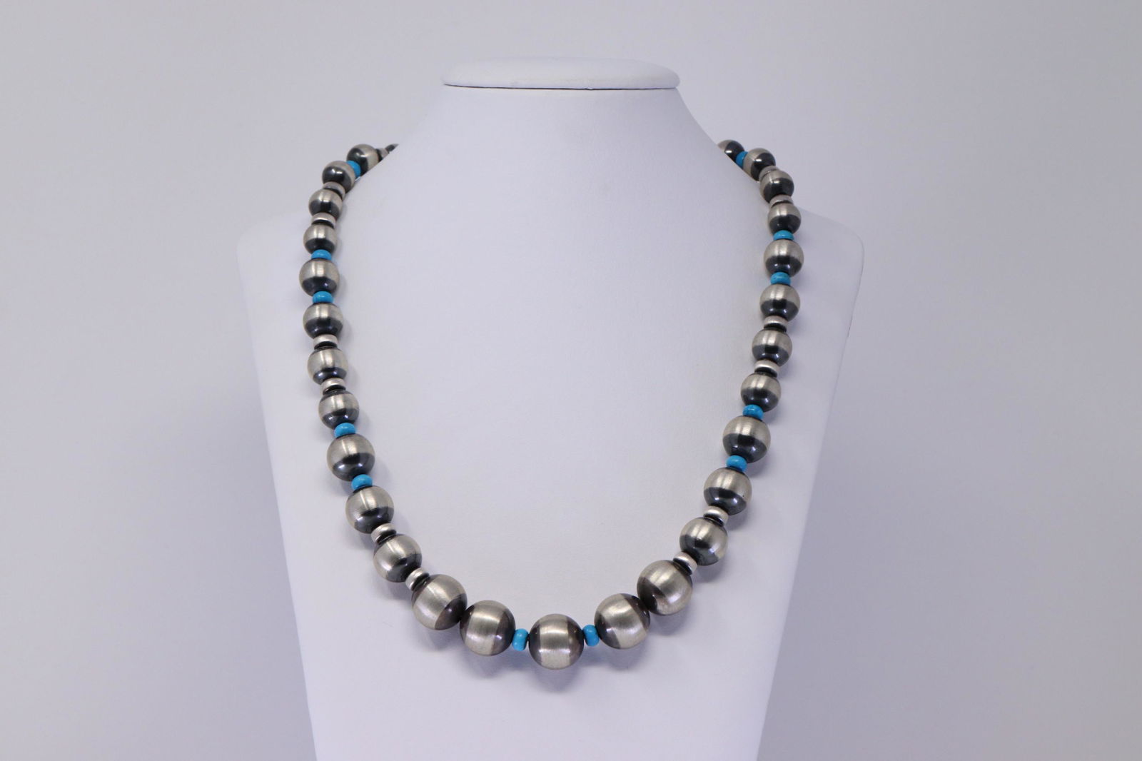 Native American Navajo Handmade Turquoise Sterling (1 of 7)