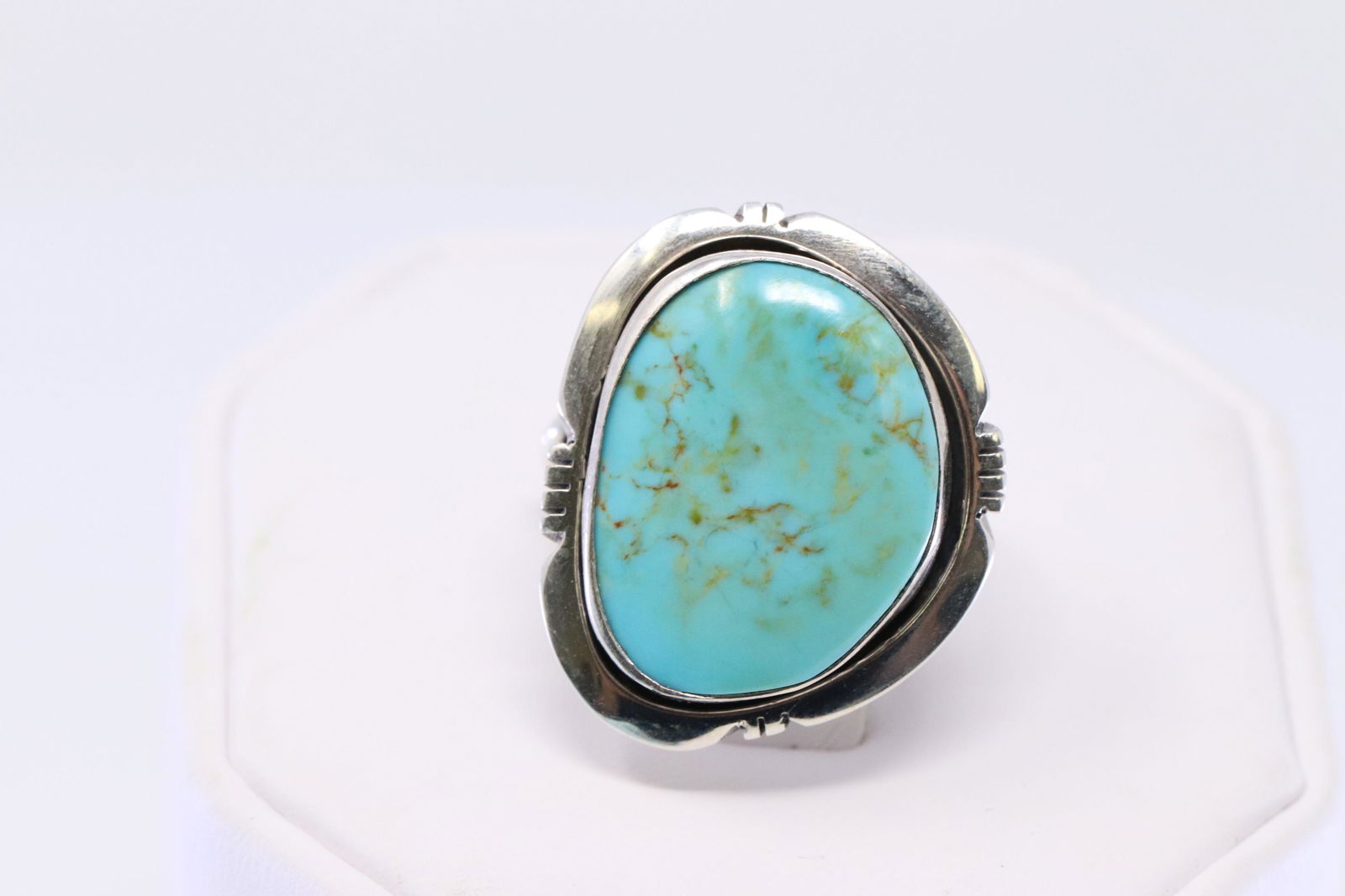 Native American Turquoise Ring By Navajo P.A. Smith (1 of 3)
