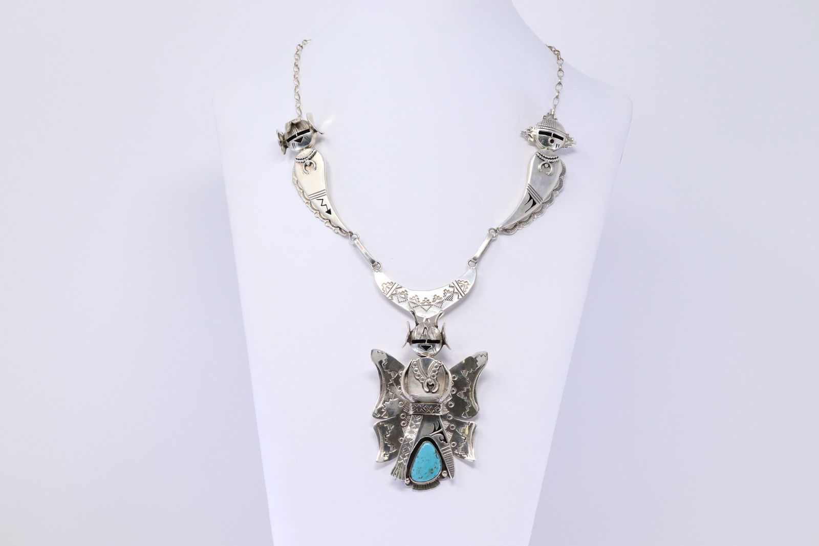 Native American Navajo Nelson Morgan Sun Kachina Pin (1 of 7)