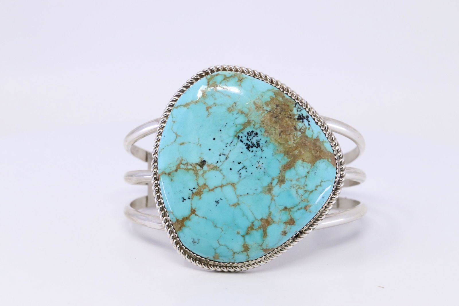 Native American Navajo Handmade Turquoise Bracelet By (1 of 4)