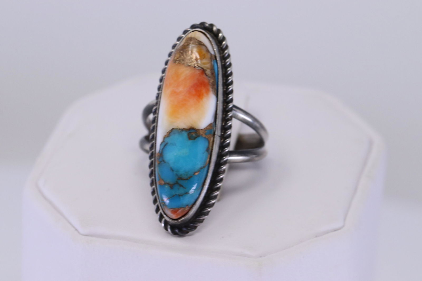 Native American Navajo Handmade Multi-Color Ring. (1 of 3)