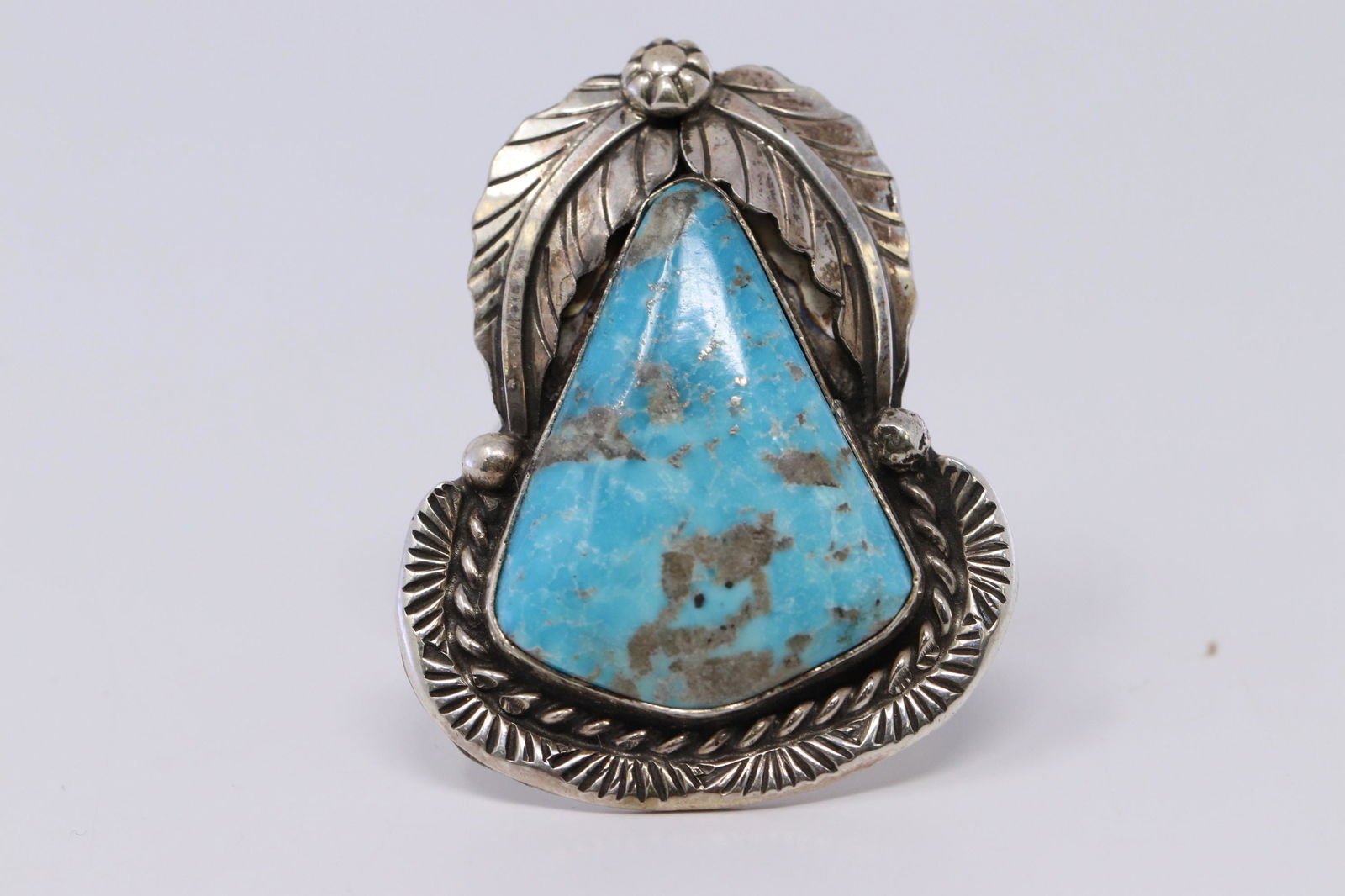 Navajo Betta Lee Handmade Sterling Silver Kingman (1 of 3)