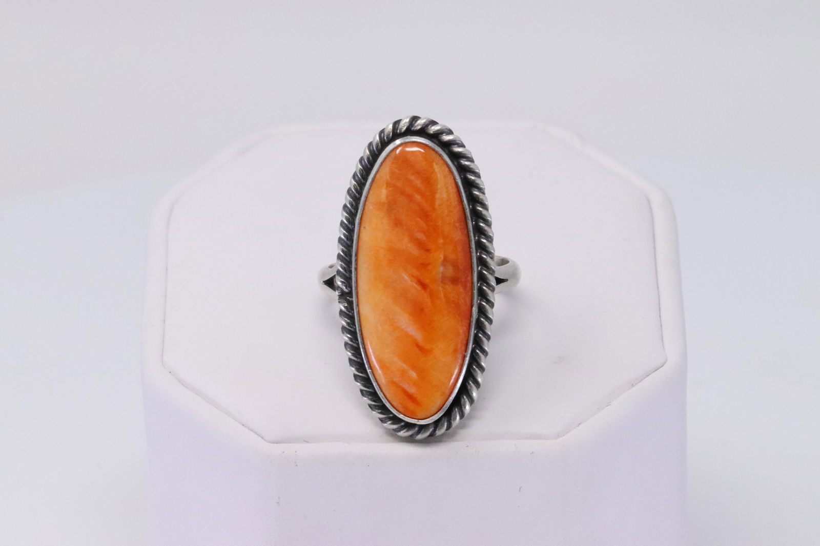 Native American Navajo Handmade Sterling Silver Spiny (1 of 5)