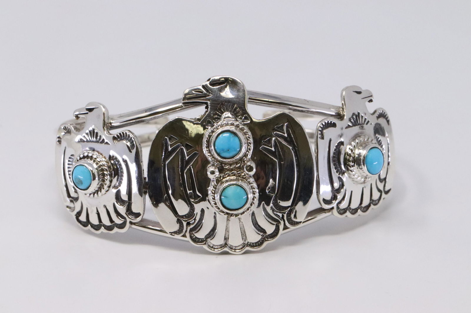 Native American Navajo Handmade Sterling Silver (1 of 5)