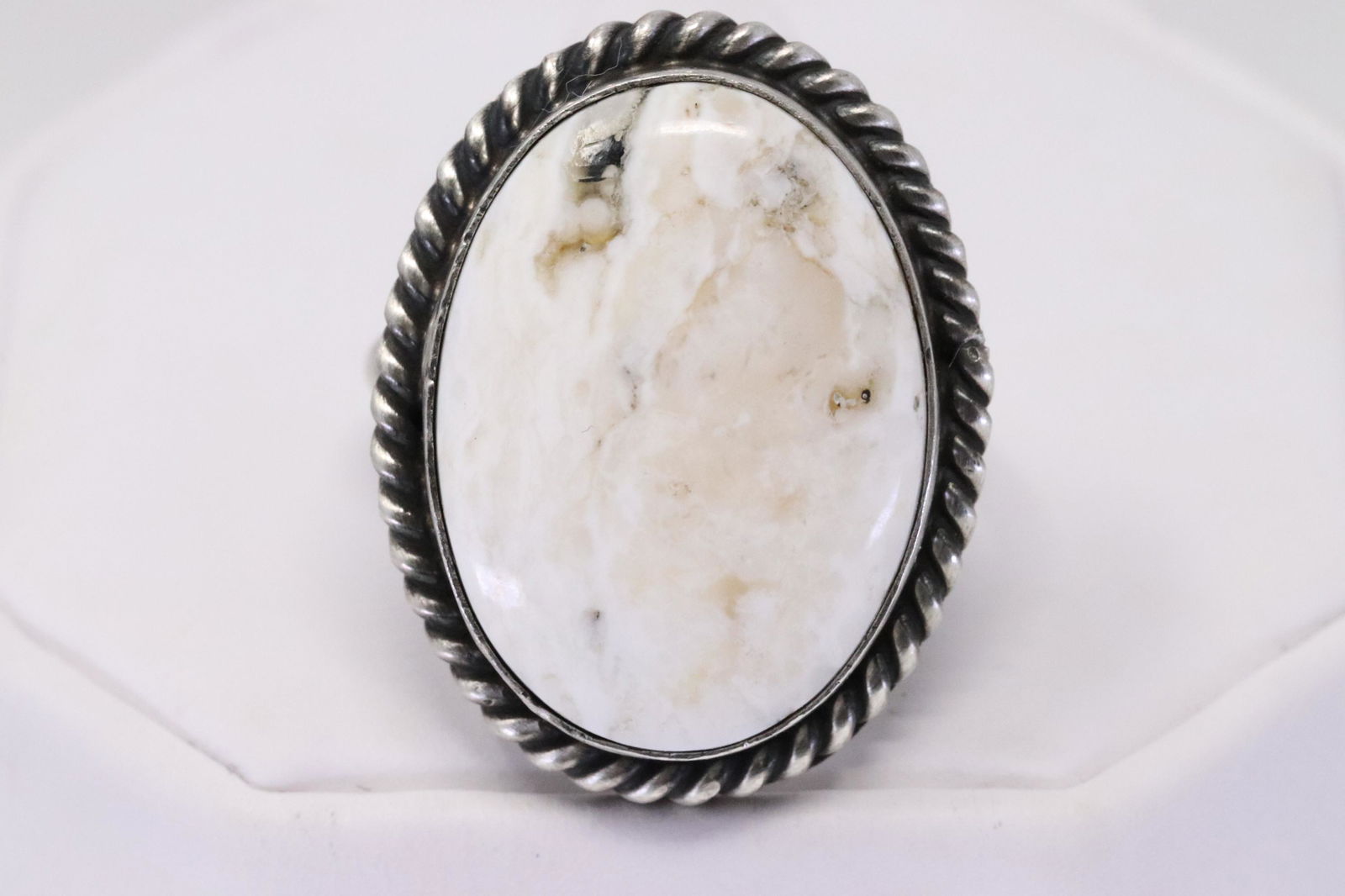 Native American Navajo Handmade Sterling Silver White (1 of 5)