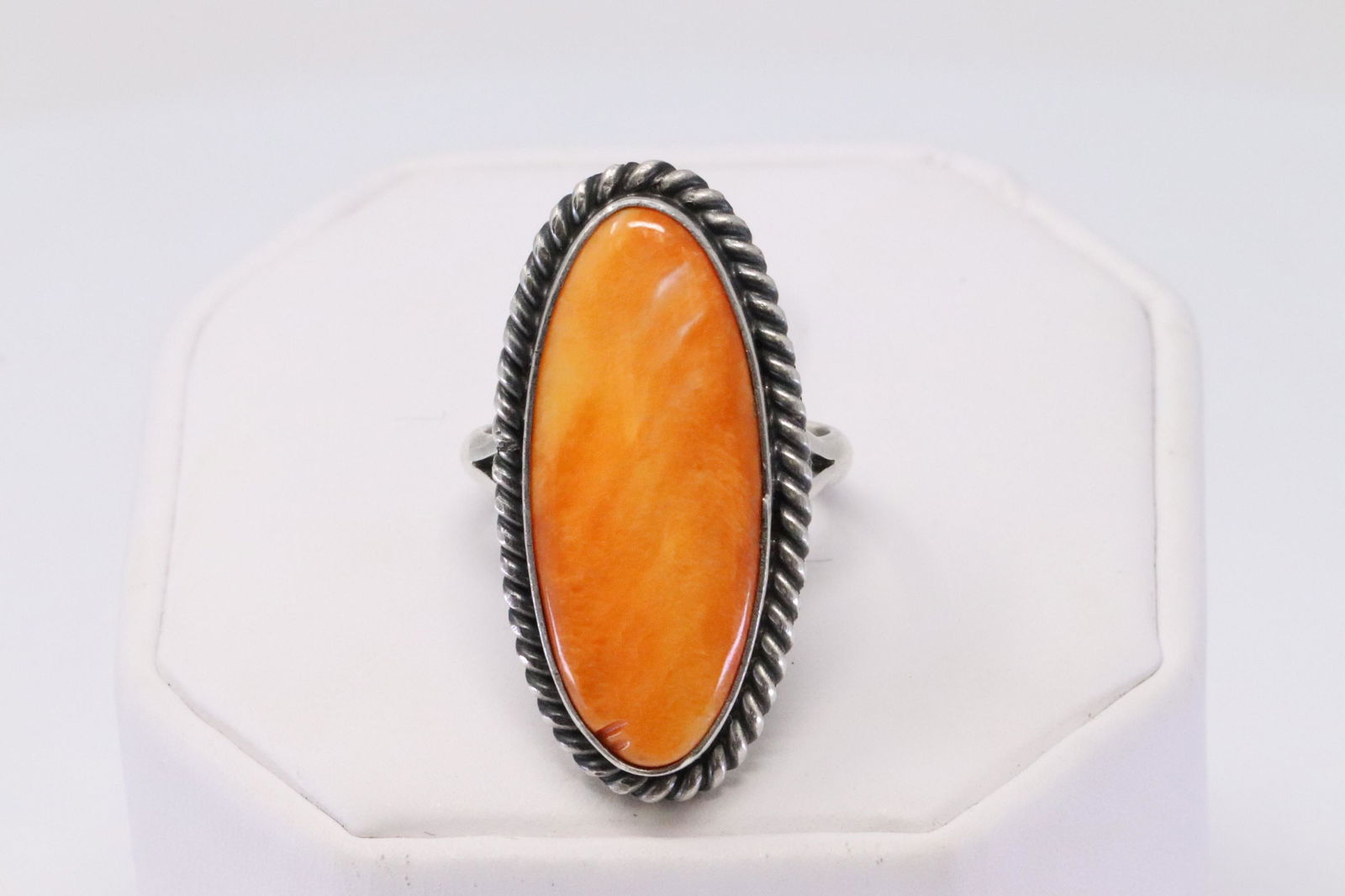Native American Navajo Handmade Sterling Silver Spiny (1 of 5)