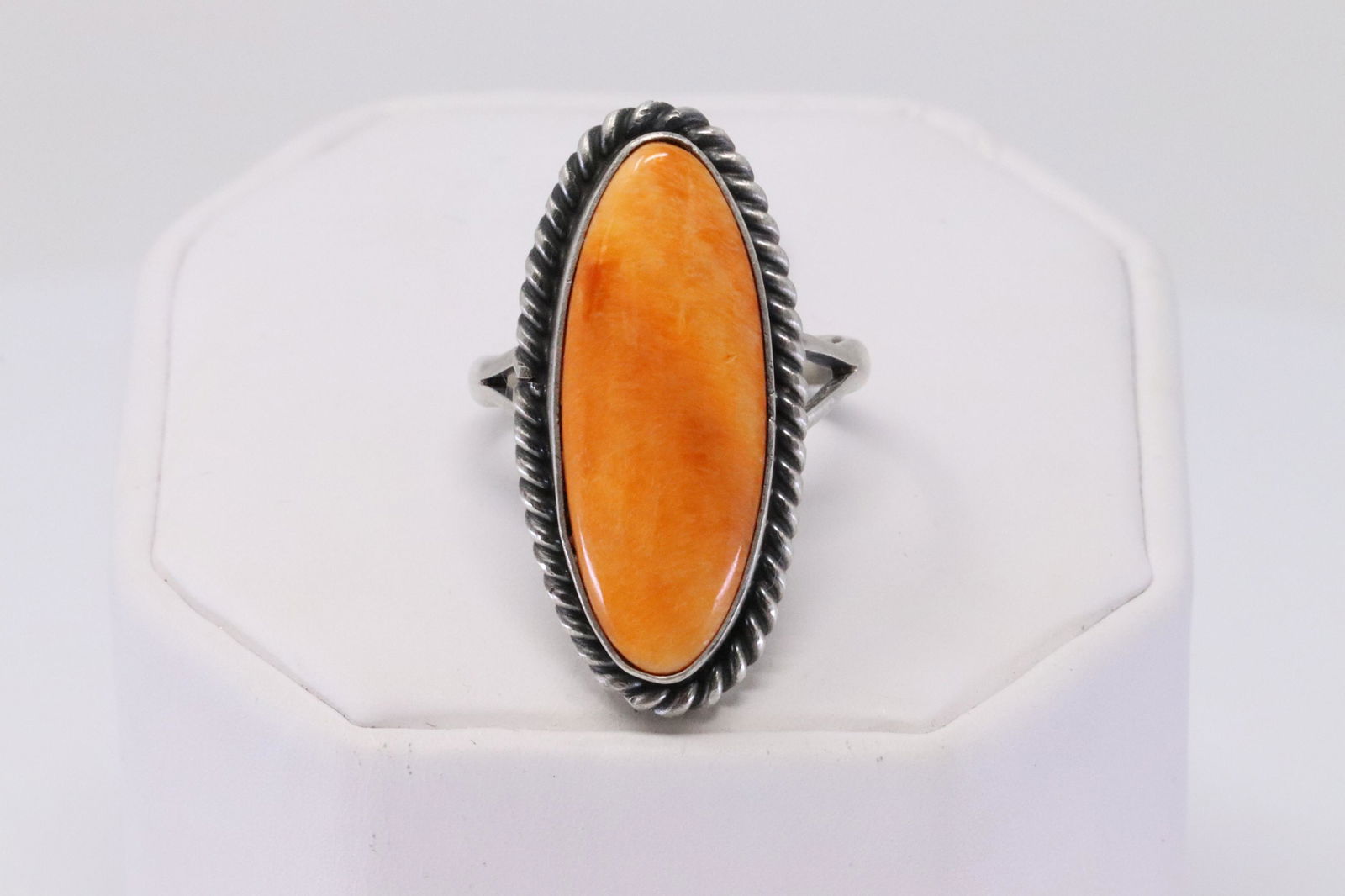 Native American Navajo Handmade Sterling Silver Spiny (1 of 5)