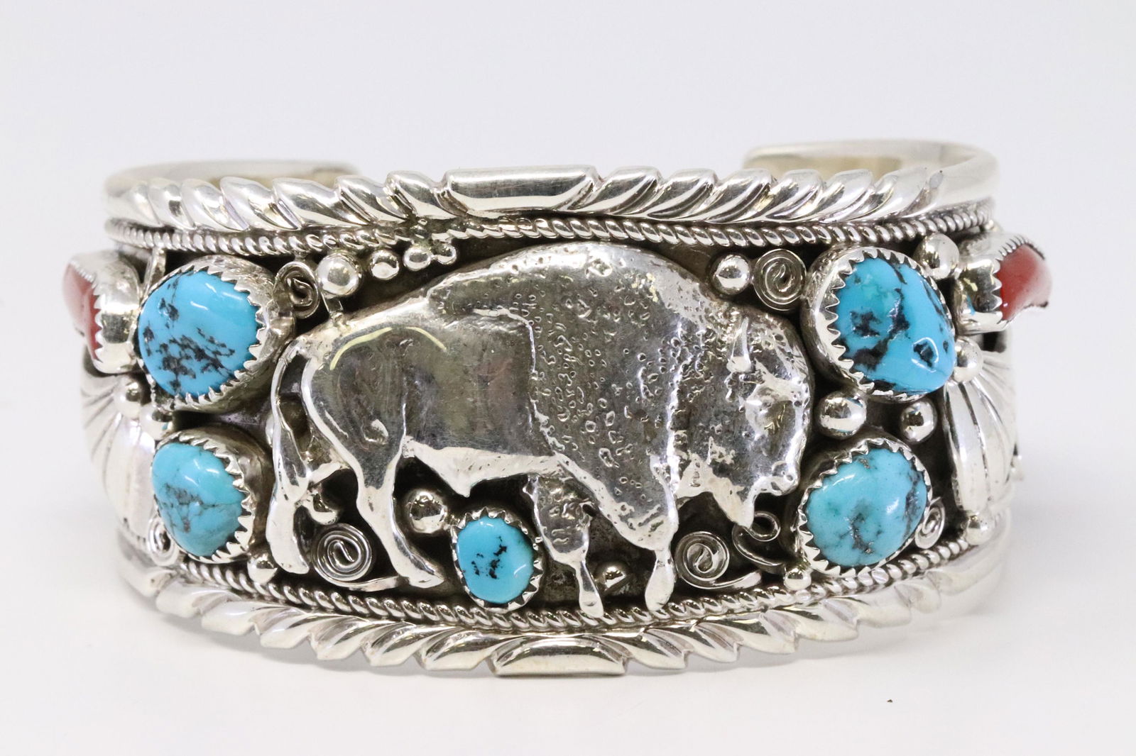 Native American Navajo Sterling Silver Turquoise and (1 of 5)