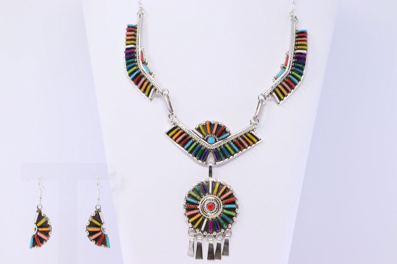 Native American Navajo Handmade Sterling Silver Multi (1 of 7)