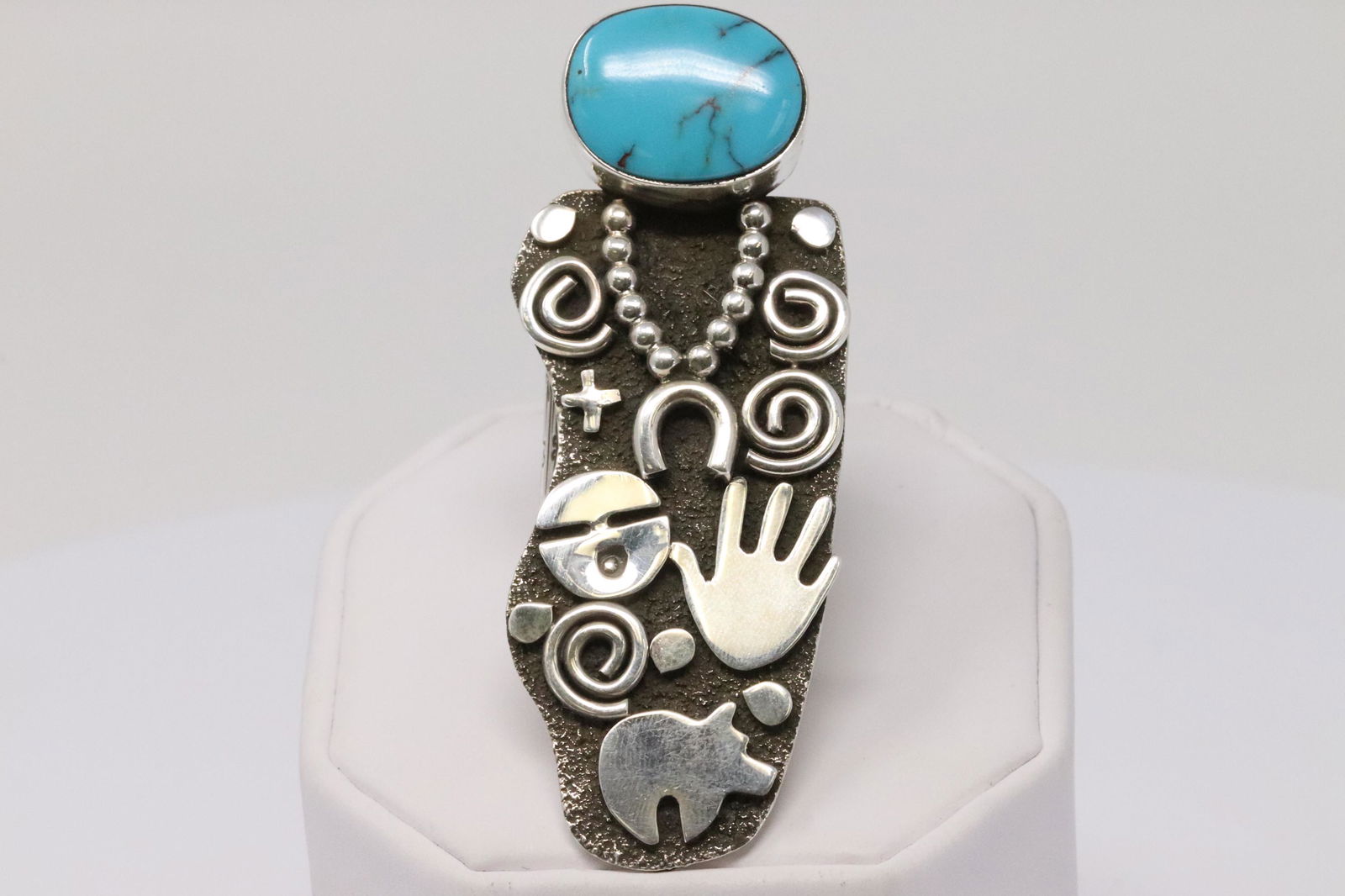 Native American Navajo Handmade Sterling Silver (1 of 4)