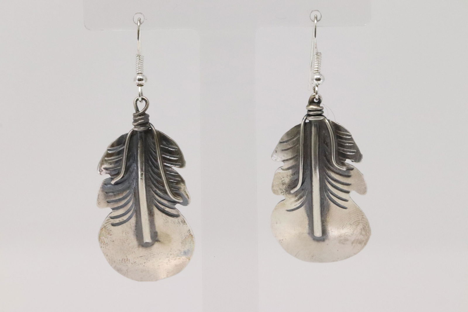 Native American Navajo Handmade Sterling Silver Feather (1 of 4)