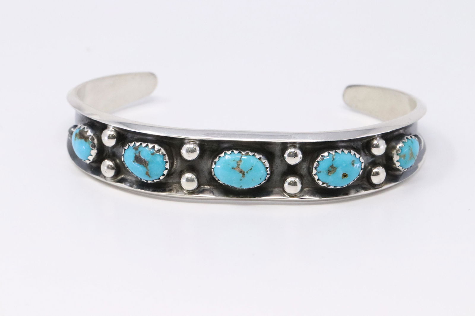 Native American Sterling Silver Navajo Handmade (1 of 5)