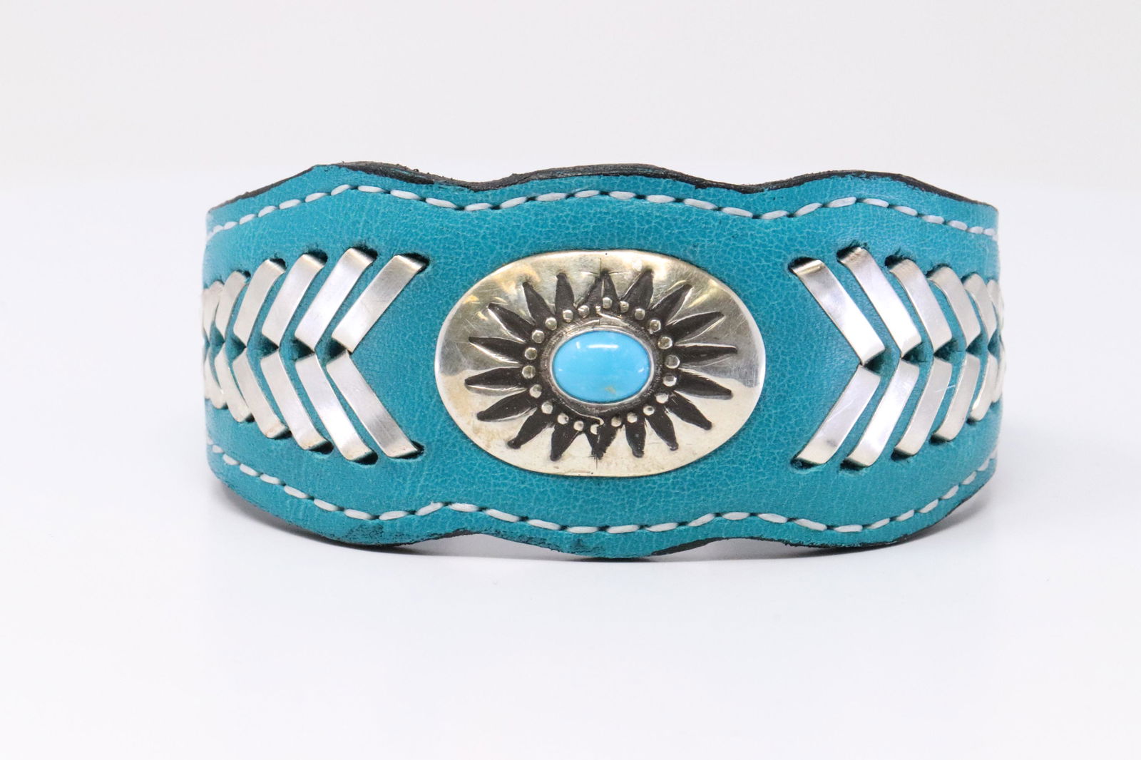 Native American Navajo Turquoise Sterling Silver (1 of 5)