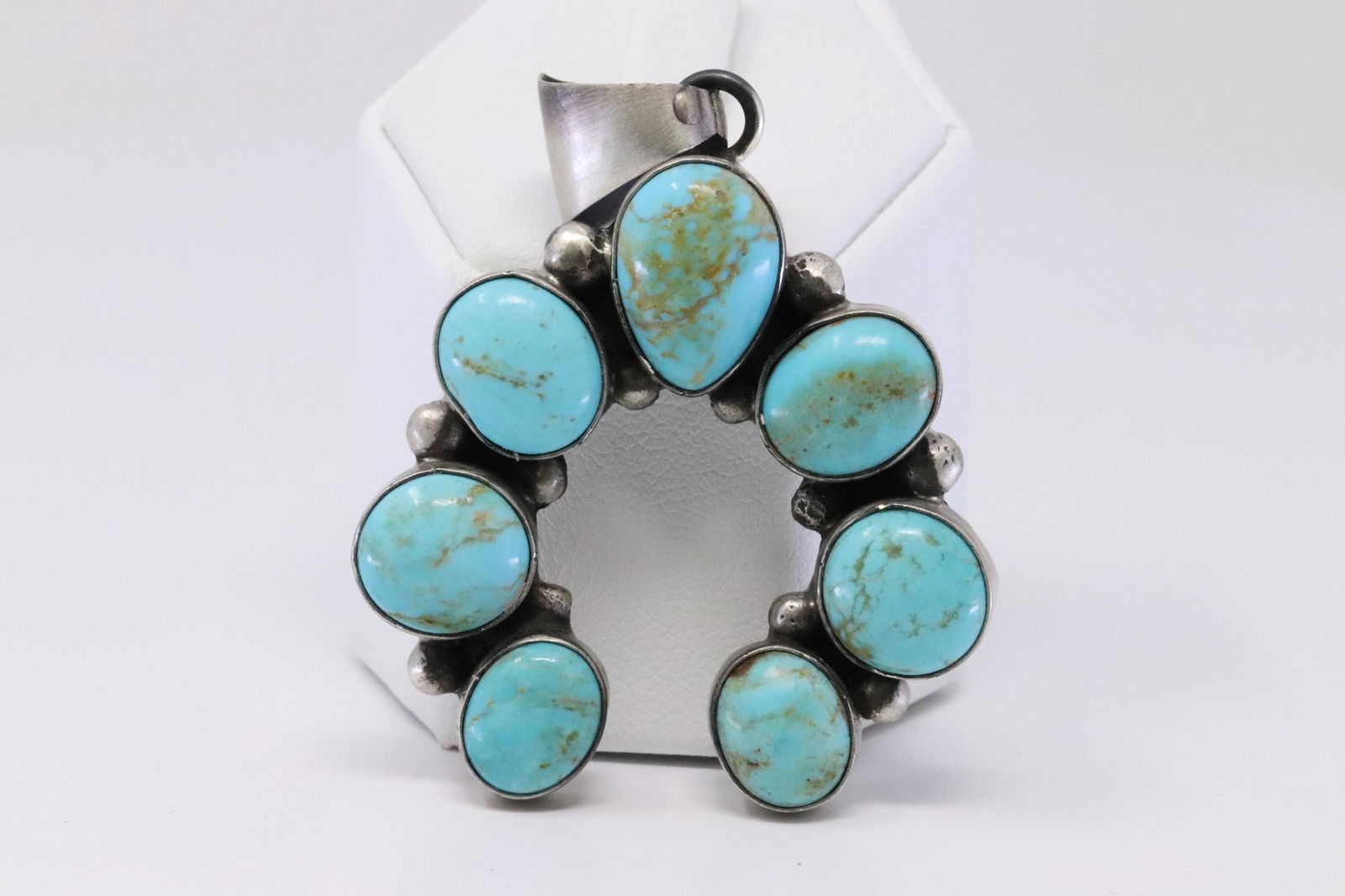 Native American Navajo Handmade Sterling Silver Kingman (1 of 2)