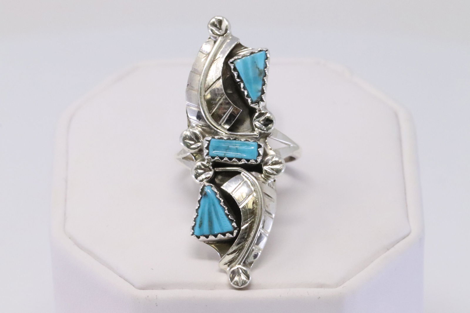 Native American Navajo Handmade Sterling Silver (1 of 4)