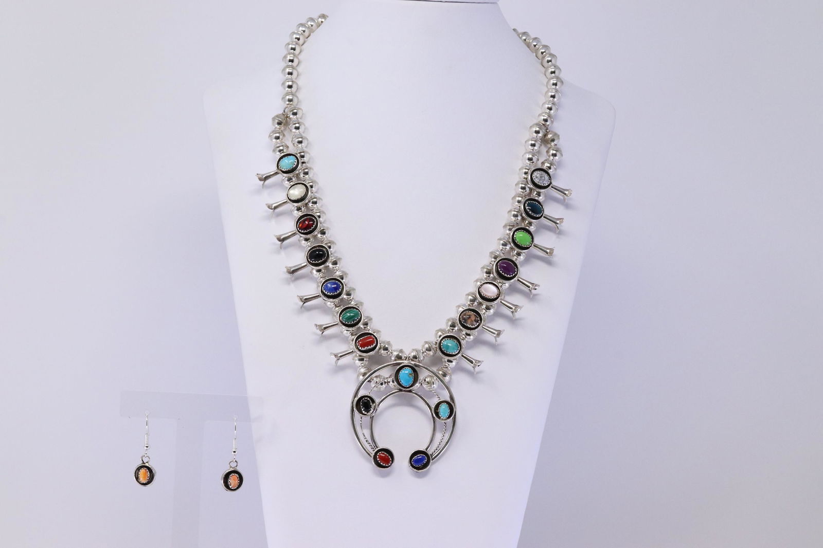 Native American Navajo Handmade Multi-Color Squash (1 of 9)