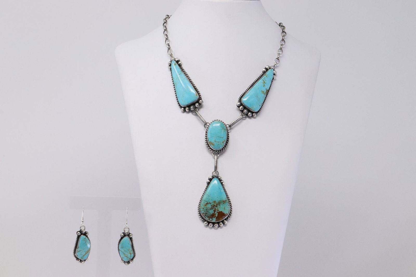 Native American Navajo Handmade Sterling Silver Kingman (1 of 6)