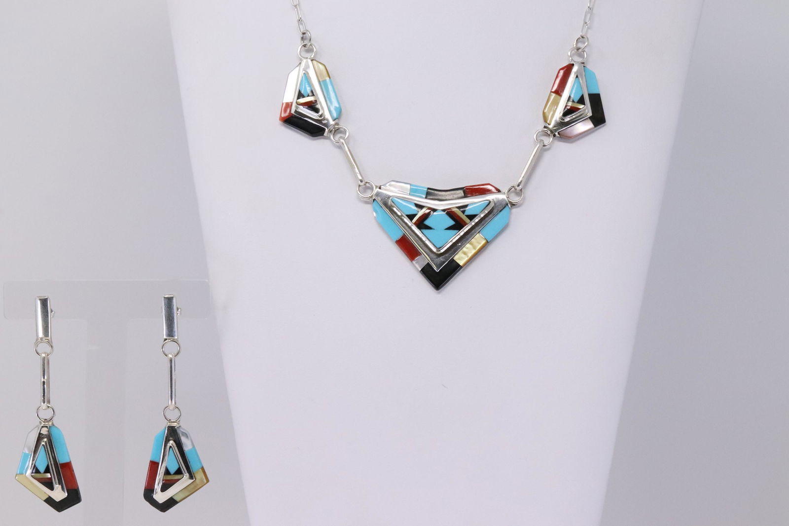 Native American Zuni Handmade Sterling Silver (1 of 5)