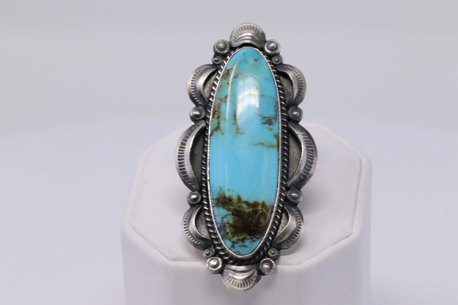 Native American Navajo Handmade Turquoise Ring By (1 of 4)