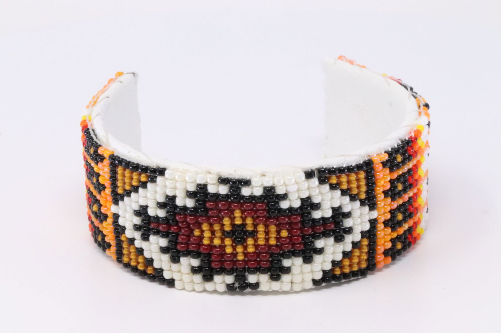 Native American Navajo Handmade Sterling Silver Leather (1 of 2)