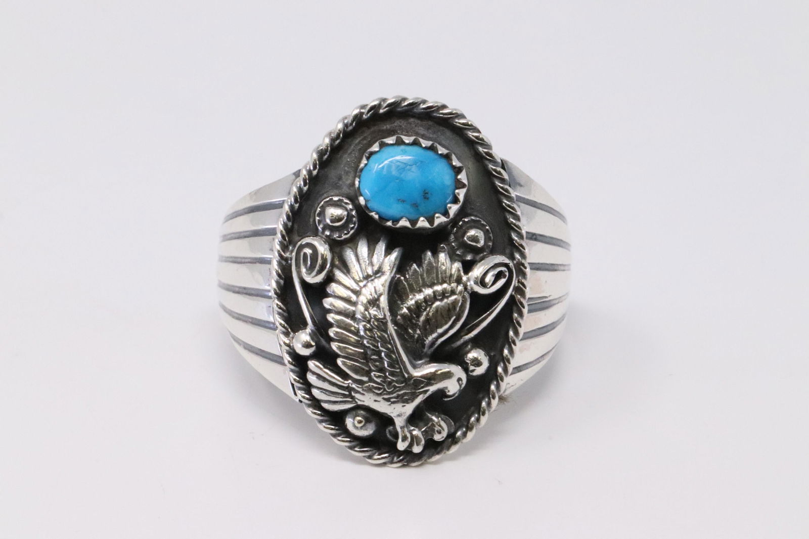 Native American Navajo Handmade Sterling Silver (1 of 5)