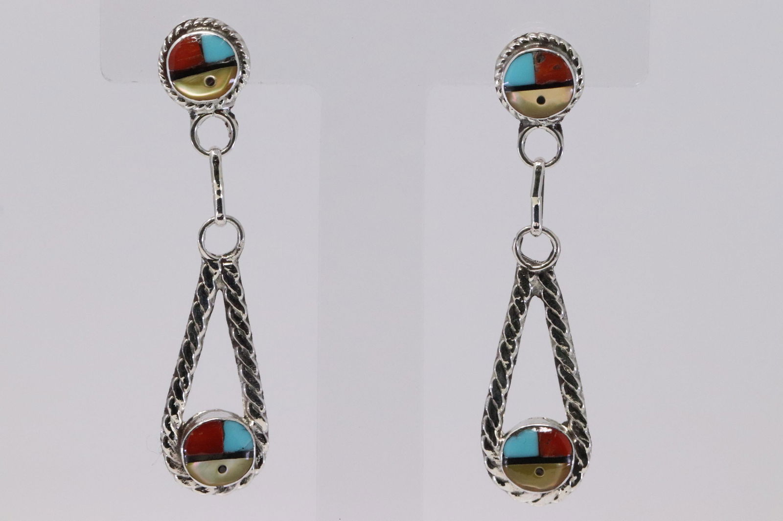 Native American Zuni Handmade Sterling Silver (1 of 4)