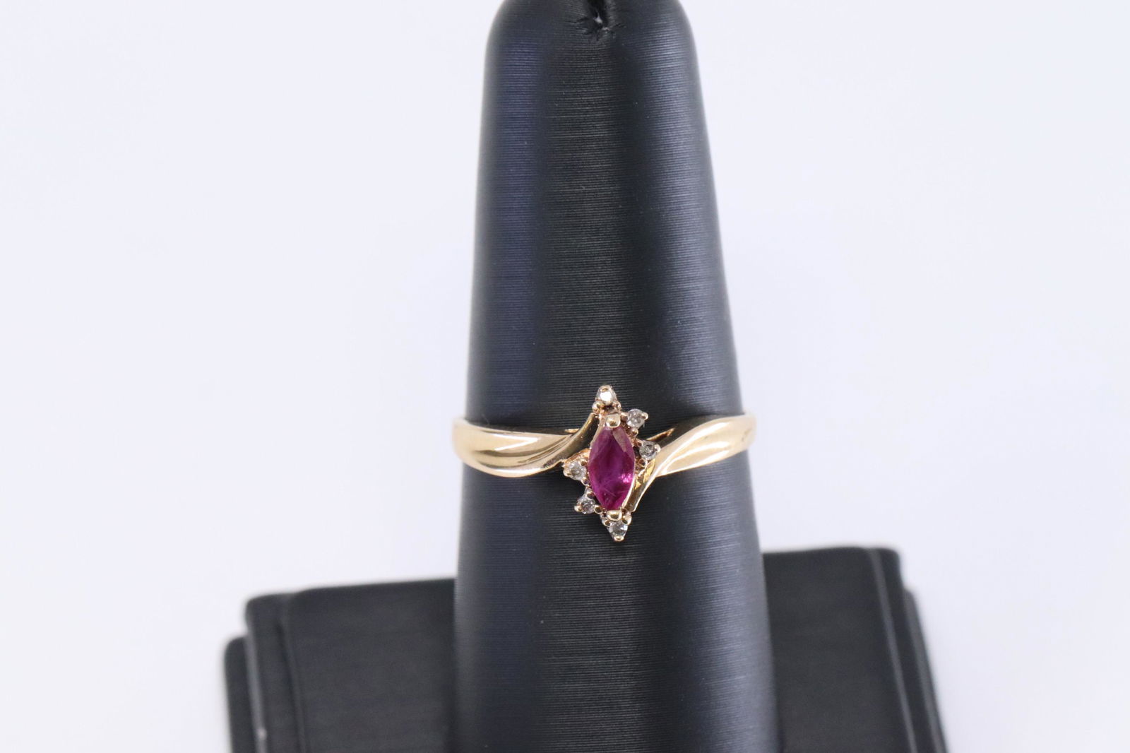 14KT Ruby - Diamond Ring (1 of 3)