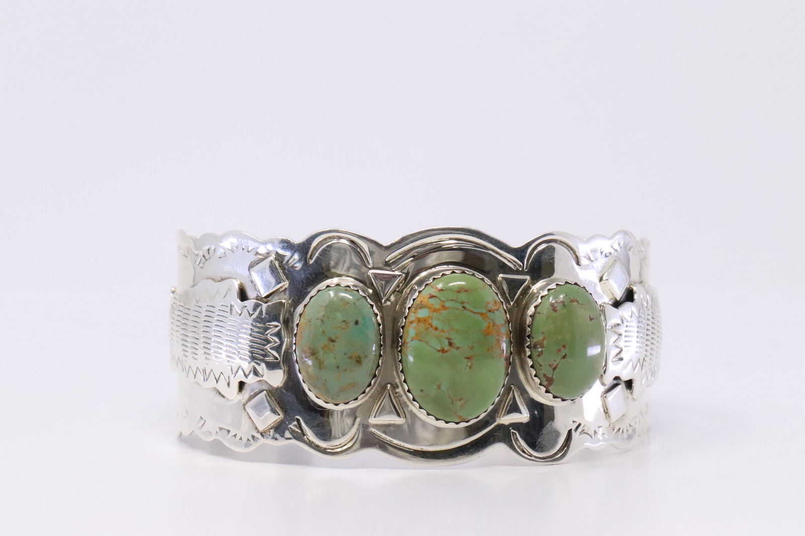 Native American Navajo Handmade Sterling Silve Carico (1 of 4)