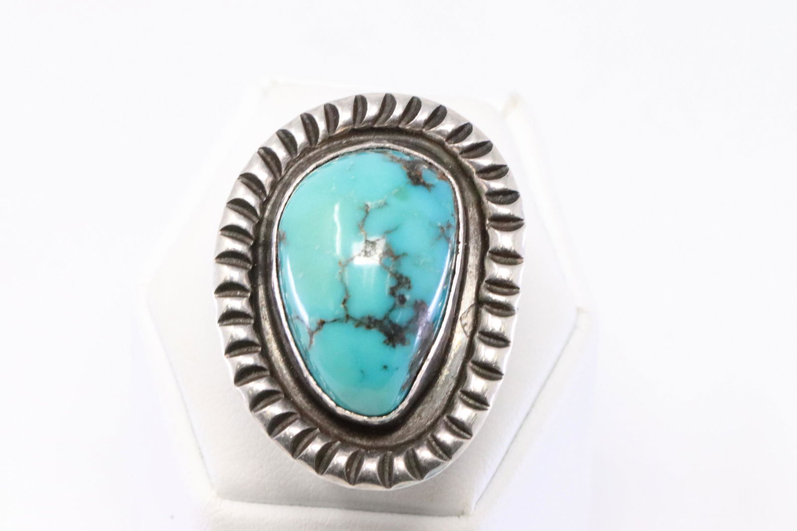 Vintage Pawn Turquoise Ring (1 of 3)