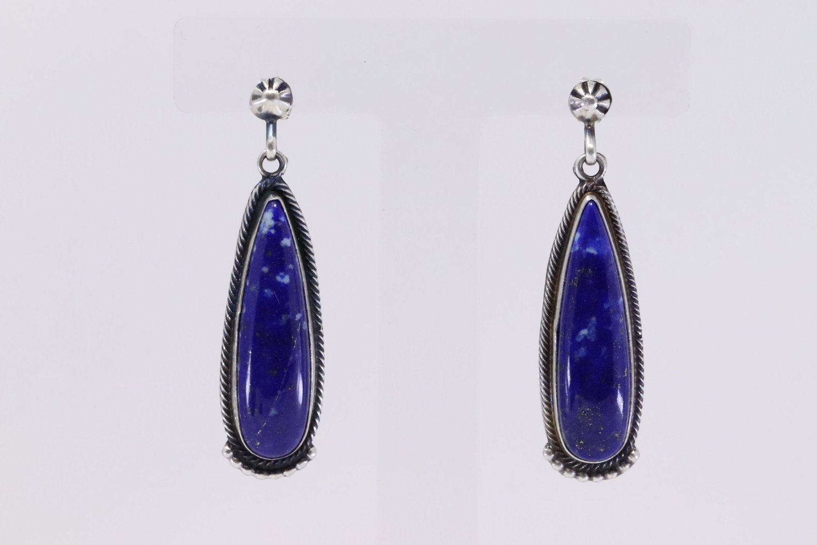 Native American Navajo Handmade Sterling Silver Lapis (1 of 4)