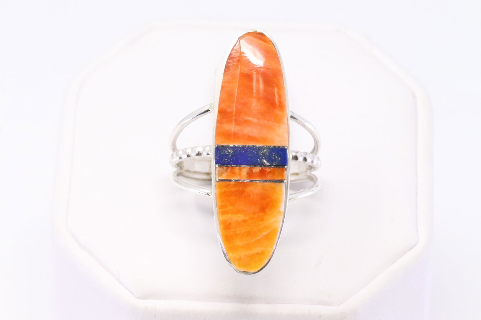 Native American Navajo Handmade Sterling Silver Spiny (1 of 3)