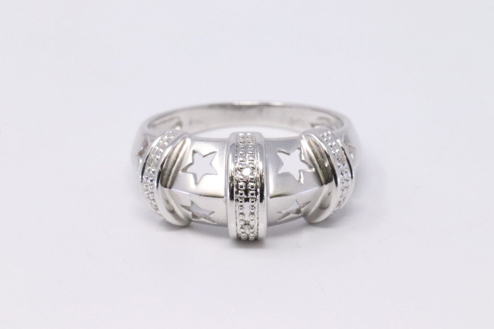 14KT Diamond Star Ring (1 of 4)