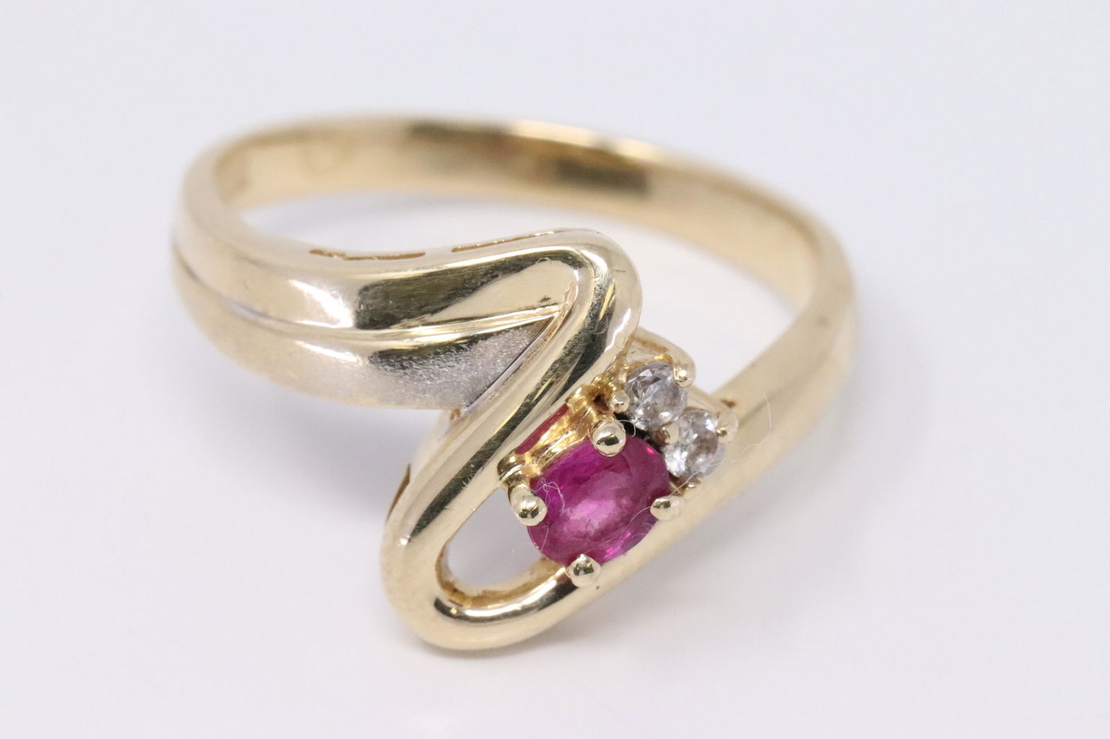 14k Ruby and Diamond Ring (1 of 4)