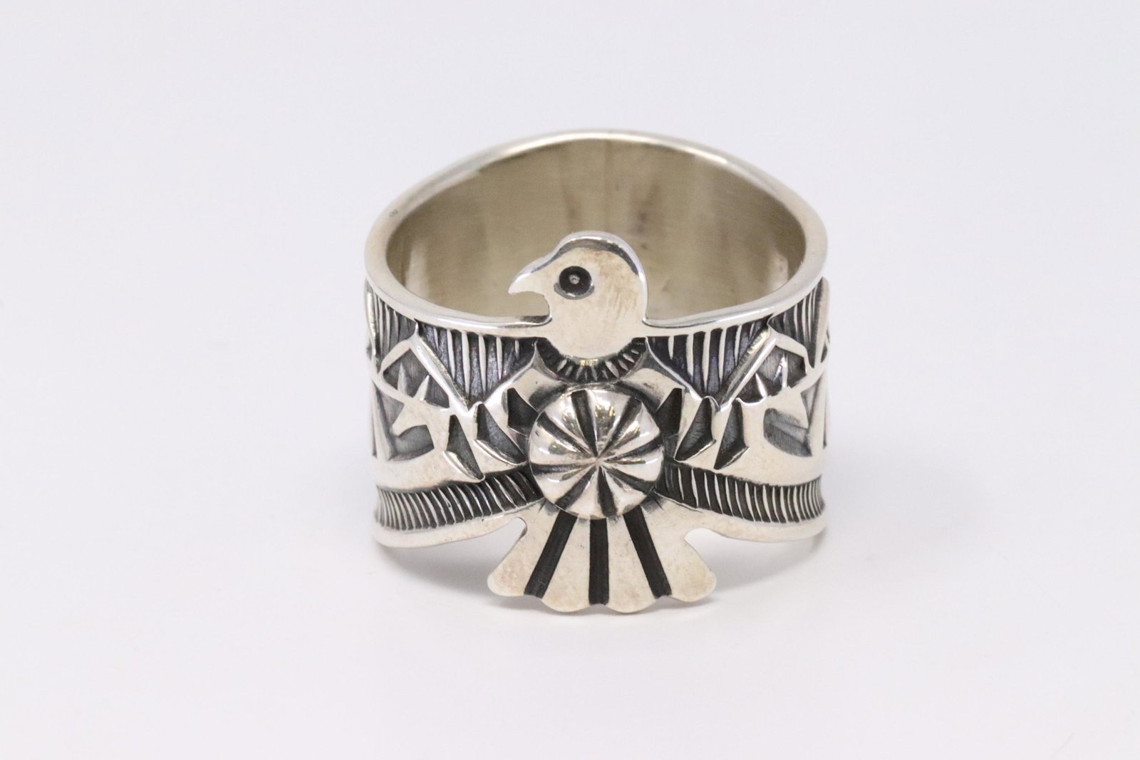 Native American Navajo Handmade Sterling Silver (1 of 5)