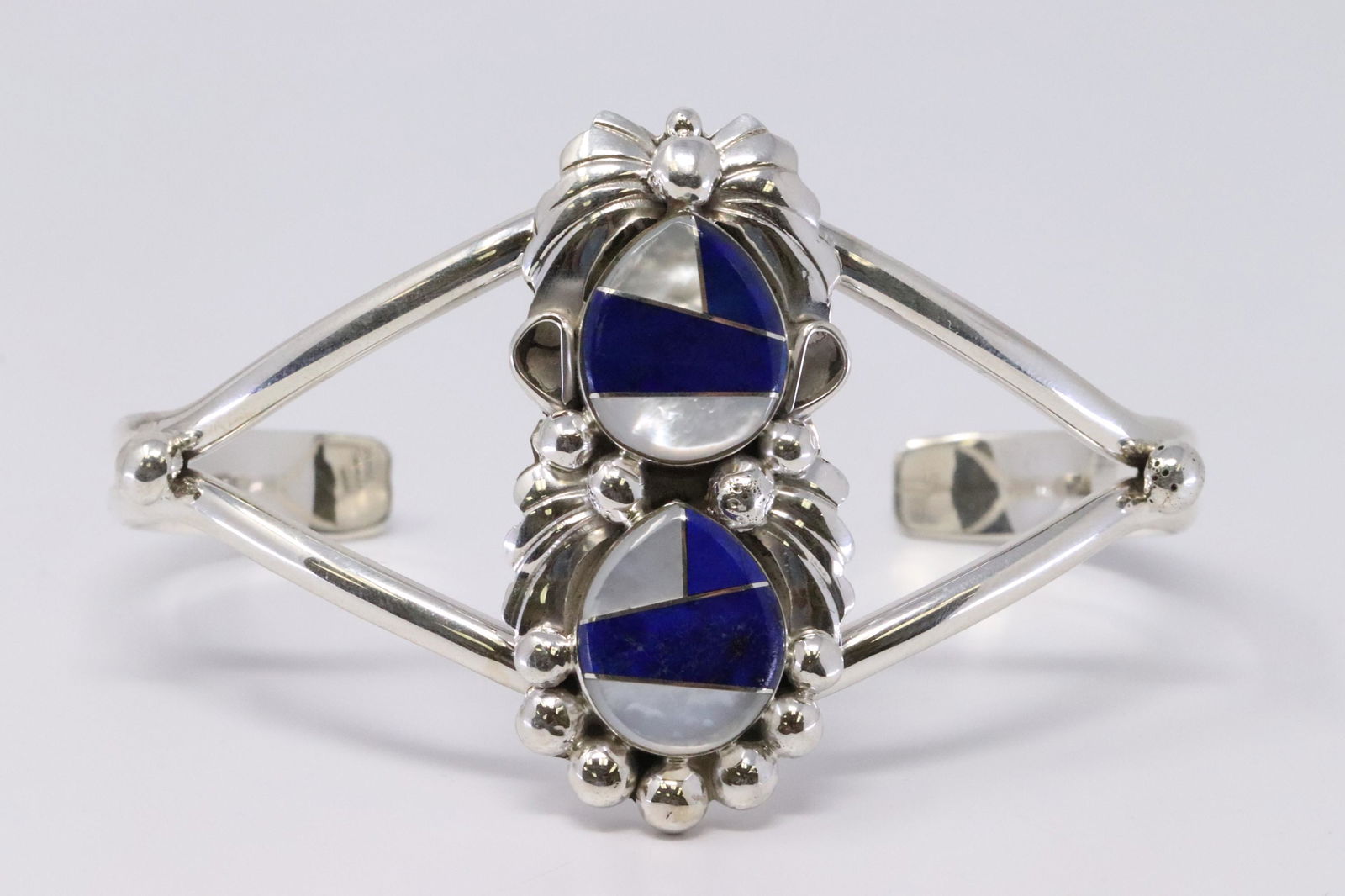 Native American Navajo Handmade Sterling Silver Lapis (1 of 5)