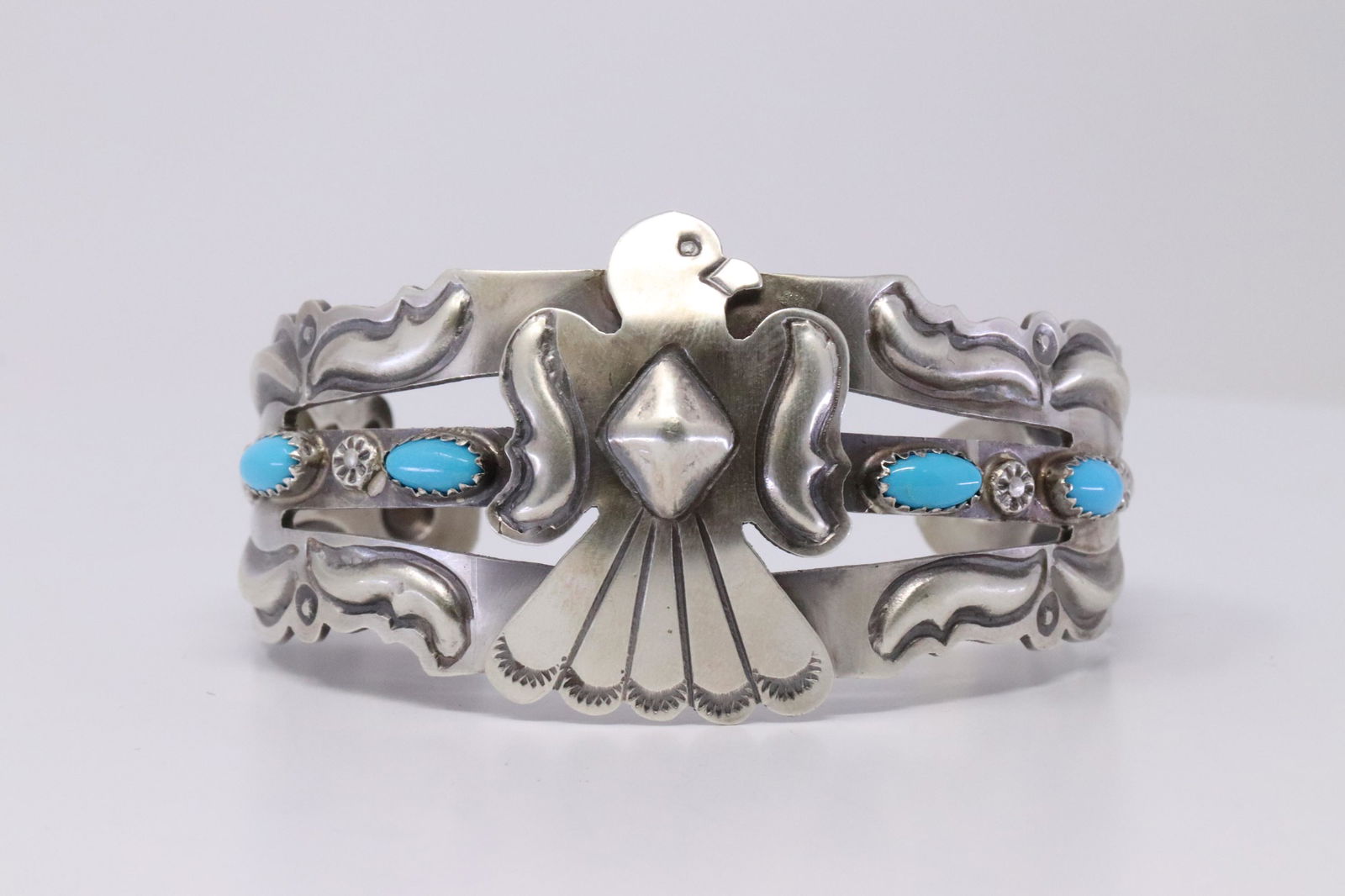 Native American Handmade Sterling Silver Navajo Eagle (1 of 4)