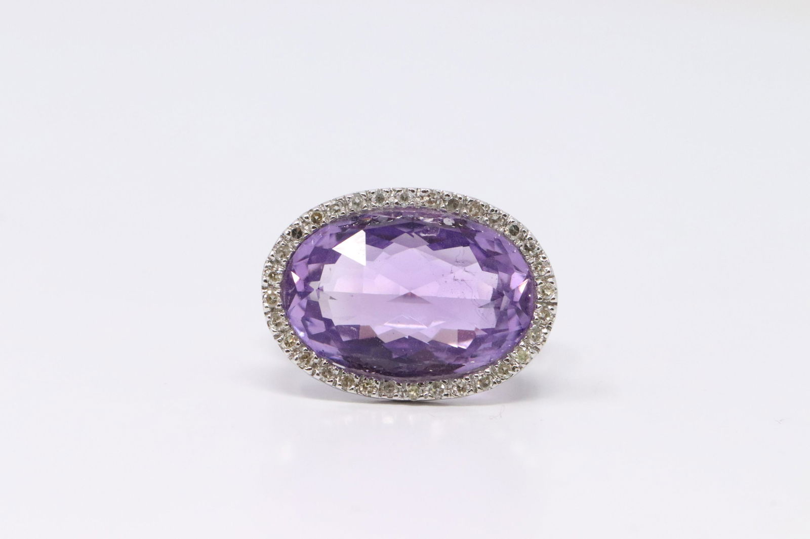 Ladies 14k White Gold Diamond Accent & 11.72 CT (1 of 5)